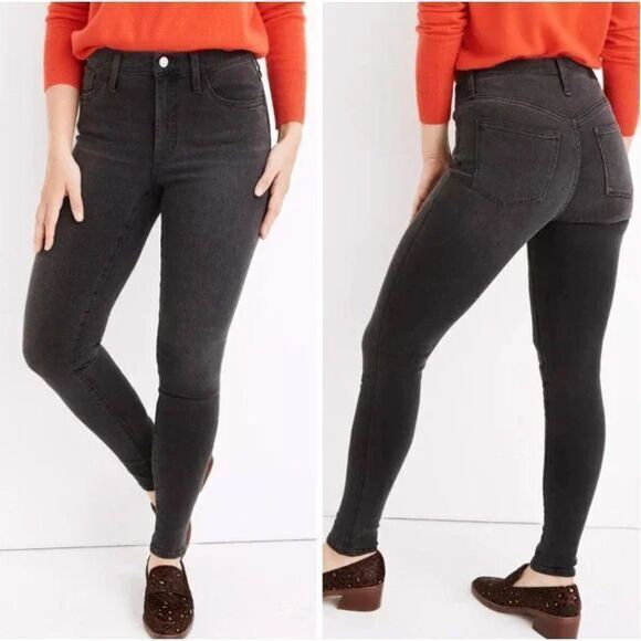 Madewell the‎ tall  Curvy High-Rise Skinny Jeans in Starkey Wash , 30T - Picture 1 of 16